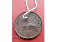 Германия-ГДР-медал от порцелан 1983-750 г. град Ангермюнде