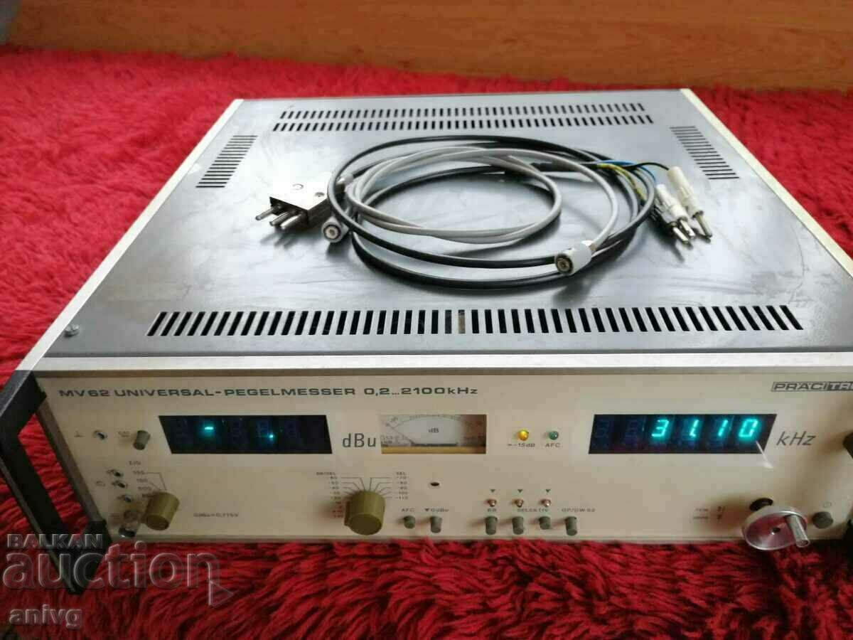 MV 62 frequency level meter