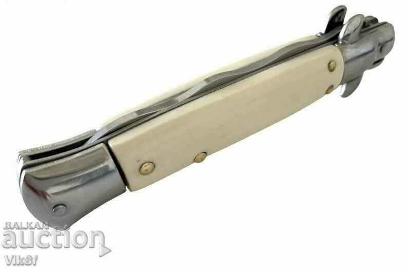 Auction High-quality automatic knife stiletto 97x225 mm-serpentine Auction High-quality automatic knife stiletto 97x225 mm-serpentine