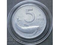 Italia 5 lire 1953