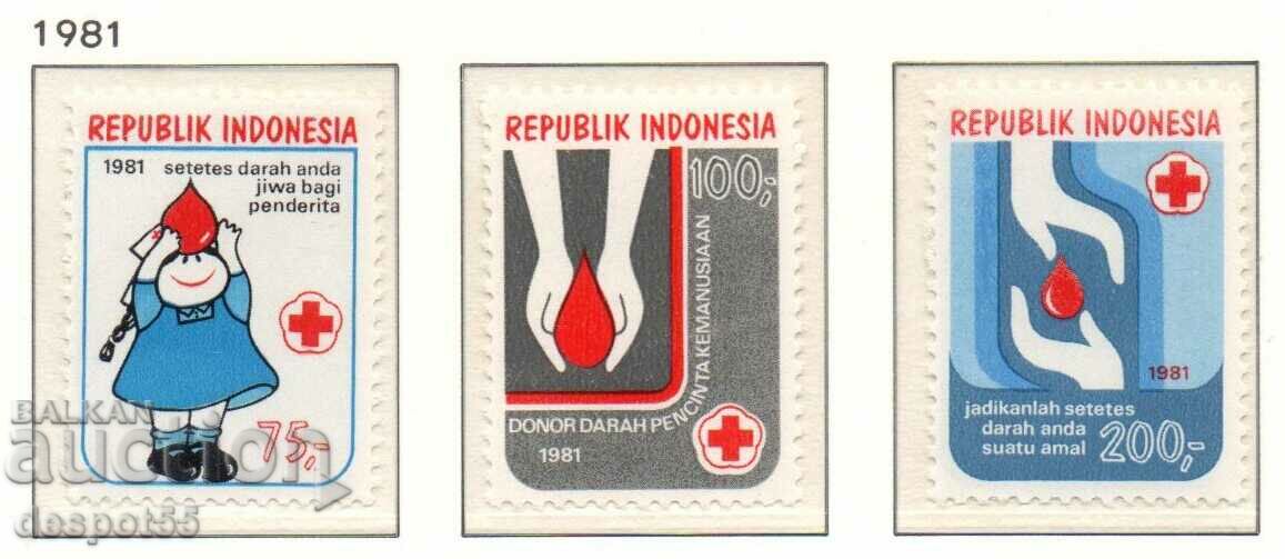 1981. Indonesia. Blood donors.