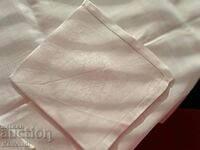 Beige linen tablecloth
