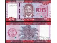 ❤️ ⭐ Liberia 2022 $50 UNC New ⭐ ❤️
