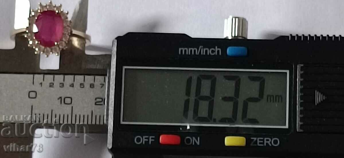 Δαχτυλίδι ΧΡΥΣΟ 14Κ ΜΕ ΡΟΥΜΠΙ - 5