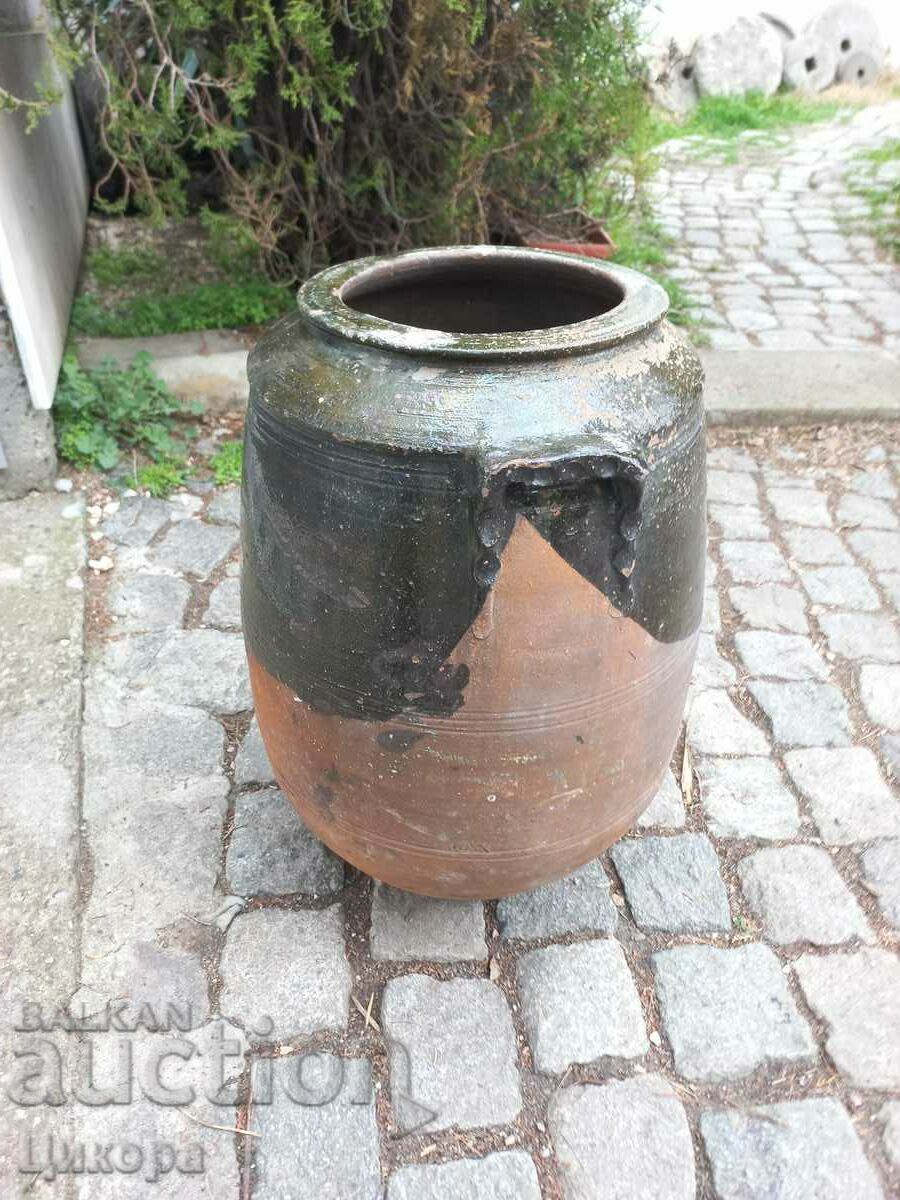 LARGE OLD POT CLAY POTTERY with price 150.00 BGN | € 76.69 LARGE OLD POT CLAY POTTERY with price 150.00 BGN | € 76.69
