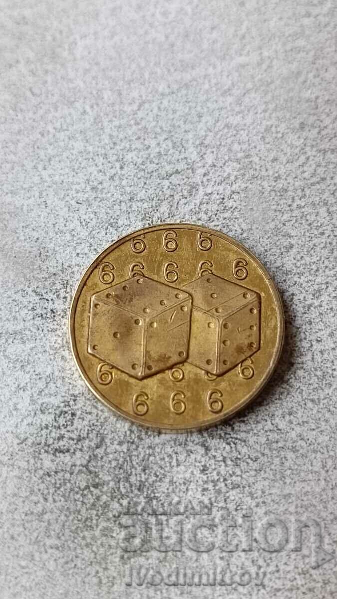 Gilded Lucky Box Merry Christmas Happy New Year Dice with price 6.85 BGN | € 3.50