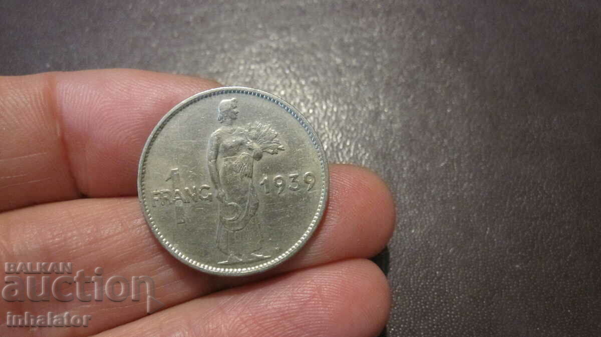 1939 1 Franc Luxembourg