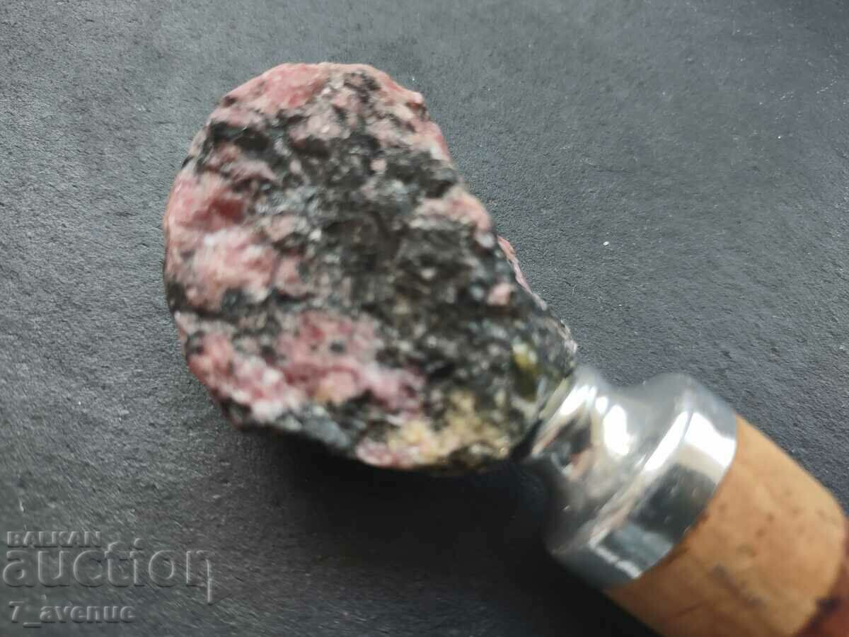 Old cork with cork, stone - natural Rhodonite, art with price 150.00 BGN | € 76.69 Old cork with cork, stone - natural Rhodonite, art with price 150.00 BGN | € 76.69