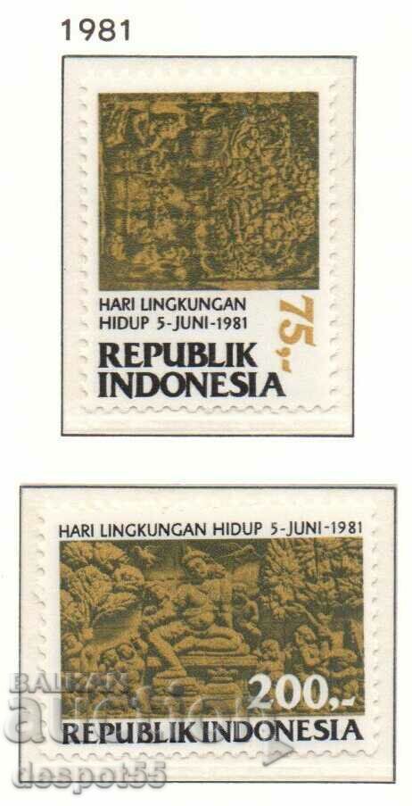 1981. Indonesia. World environment day.