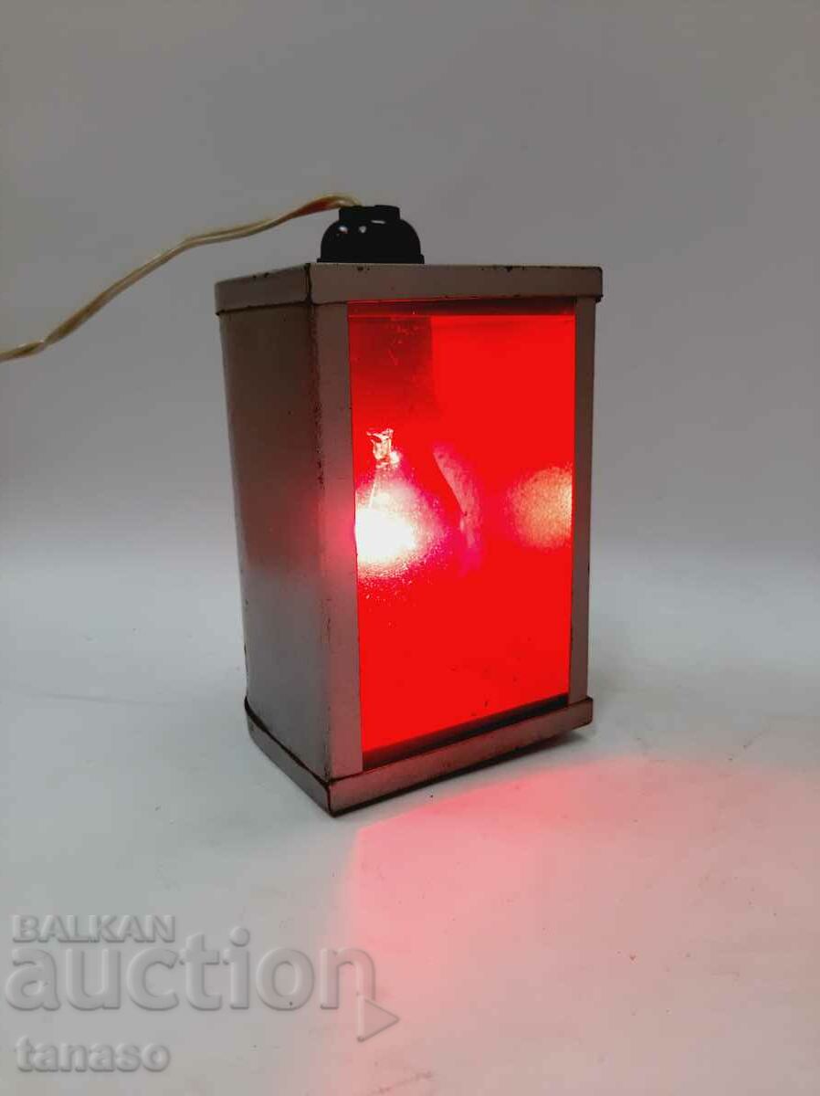 Old photographic red lamp for photo lab(2.3)