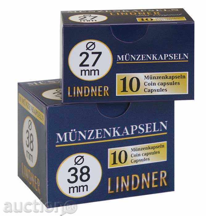 Lindner capsules of different diameters (10 pcs. in a box) BGN 2