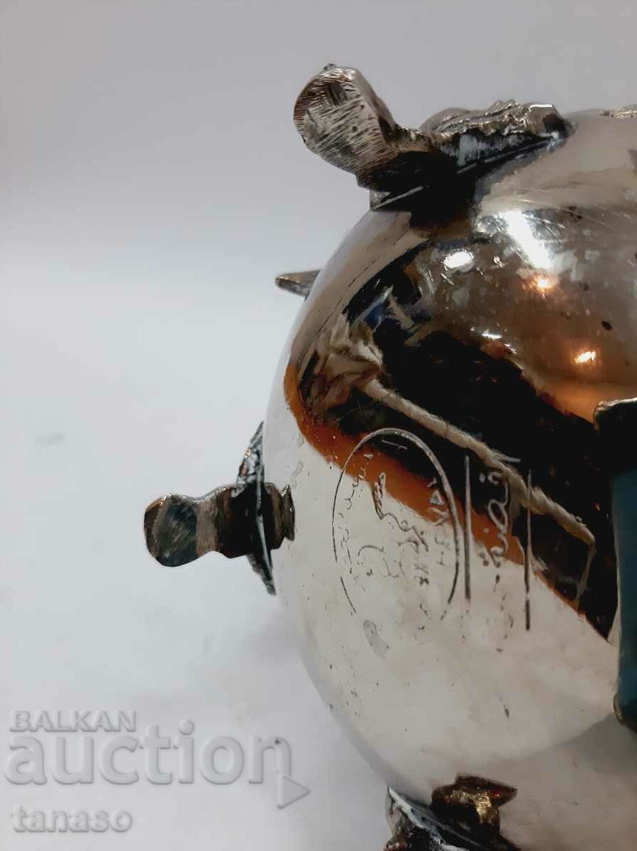 Old bronze Moroccan teapot(2.3) - 6 Old bronze Moroccan teapot(2.3) - 6