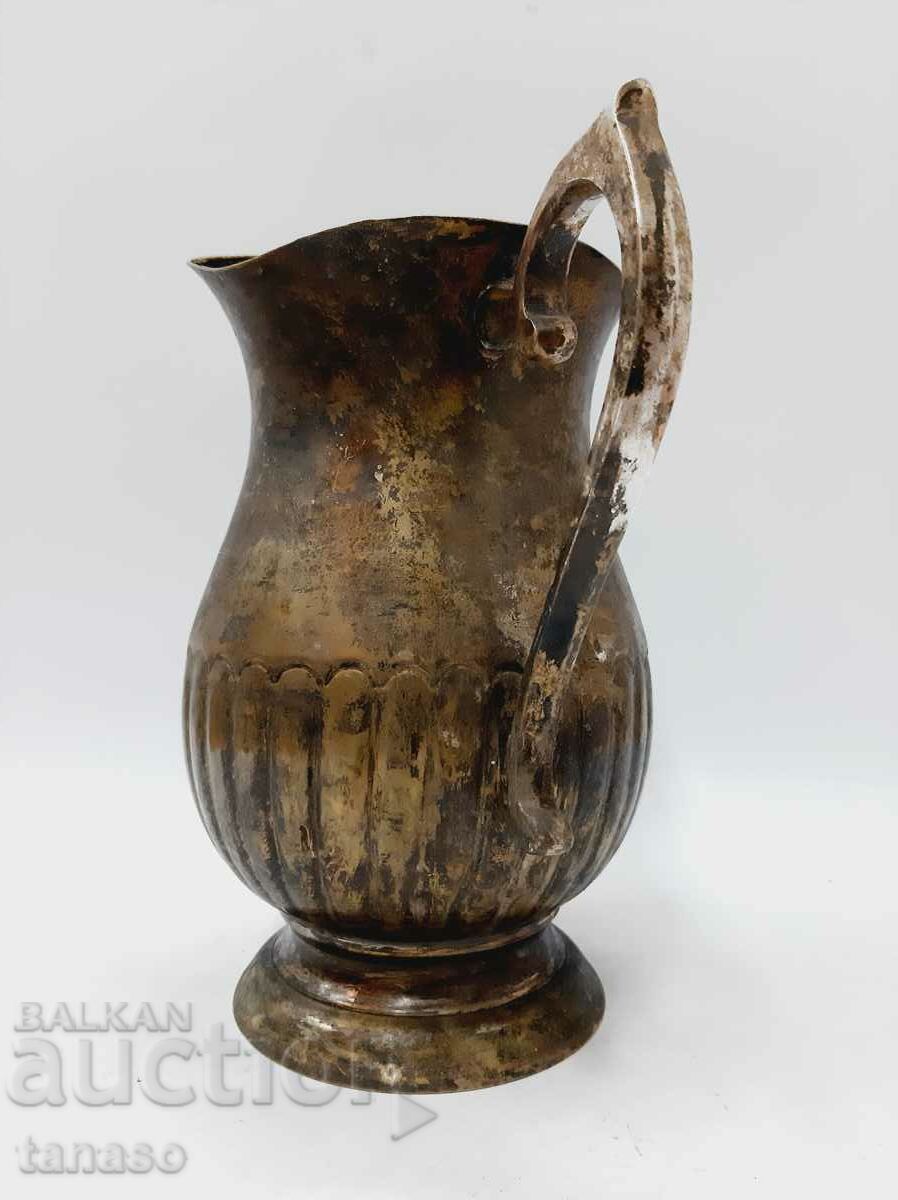 Antique bronze wine jug(2.3) with price 95.00 BGN | € 48.57 Antique bronze wine jug(2.3) with price 95.00 BGN | € 48.57
