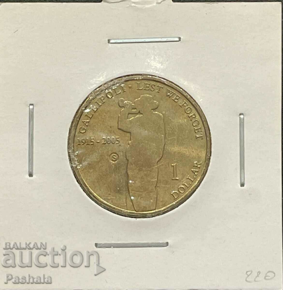 Australia $1 2005