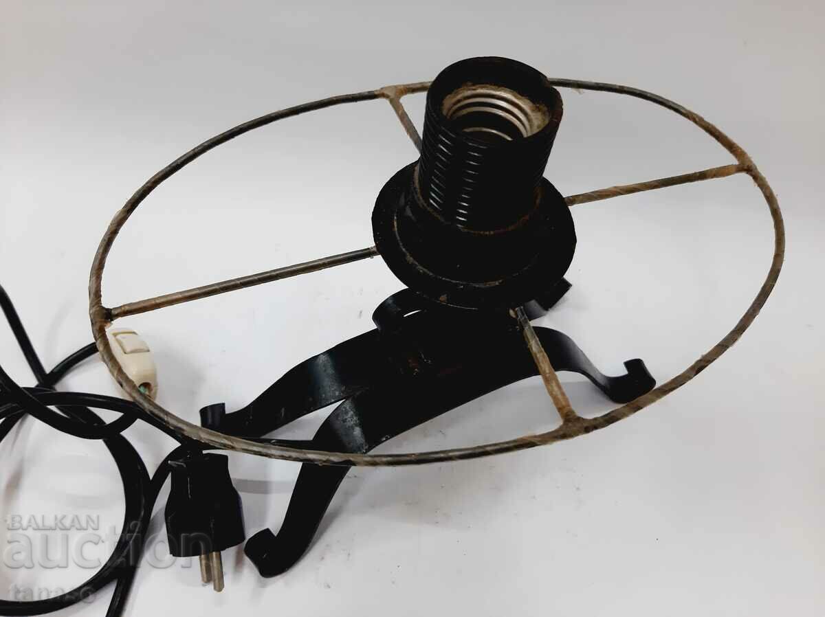 Old wrought iron table lamp(4.3) - 6