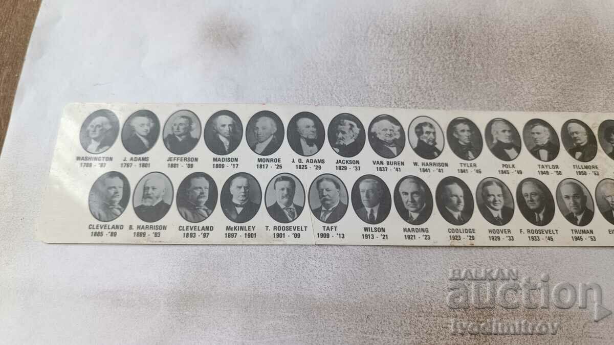 Line American presidents until 1994 with price 3.75 BGN | € 1.92