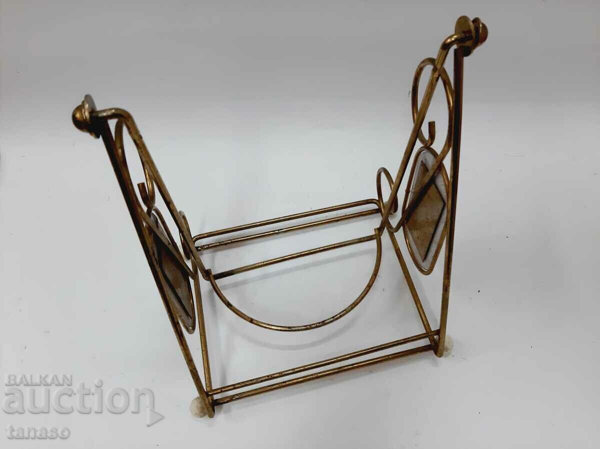 Suport vechi din alamă (balansoar) pentru whisky "Chivas Regal" - 6