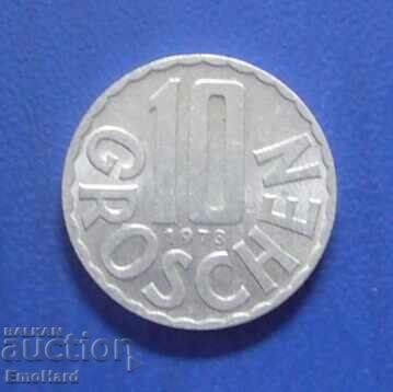 Австрия 10 гроша 1973