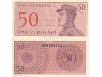 tino37- INDONESIA - 50 SEN - 1964 - UNC