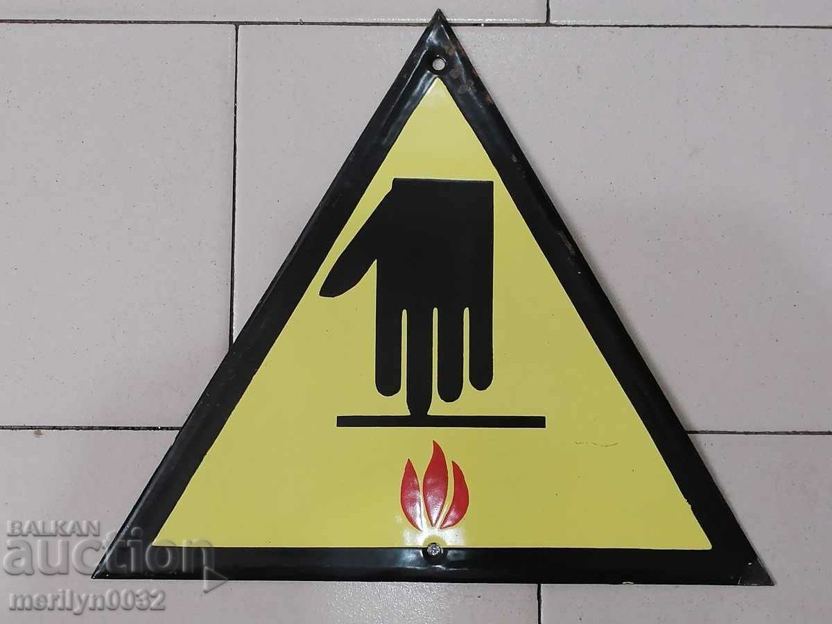 Licitație Placa sociala emailata, placa NRB