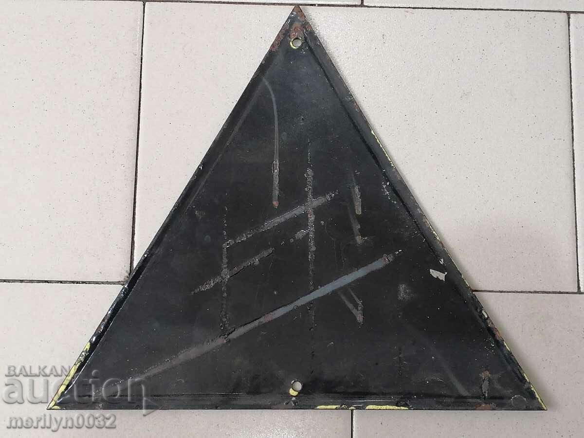 Enamel social plate, NRB plate - 6