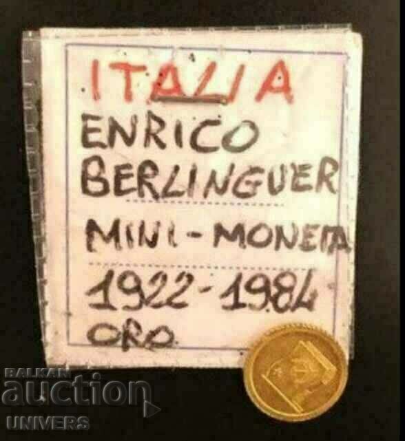 Χρυσό νόμισμα Ιταλία, Berlinguer