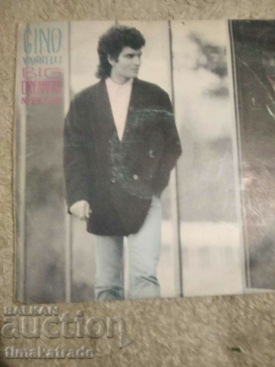 Plate BTA 12386 Gino VANNELLI. Big Dreamers Never Sleep Plate BTA 12386 Gino VANNELLI. Big Dreamers Never Sleep
