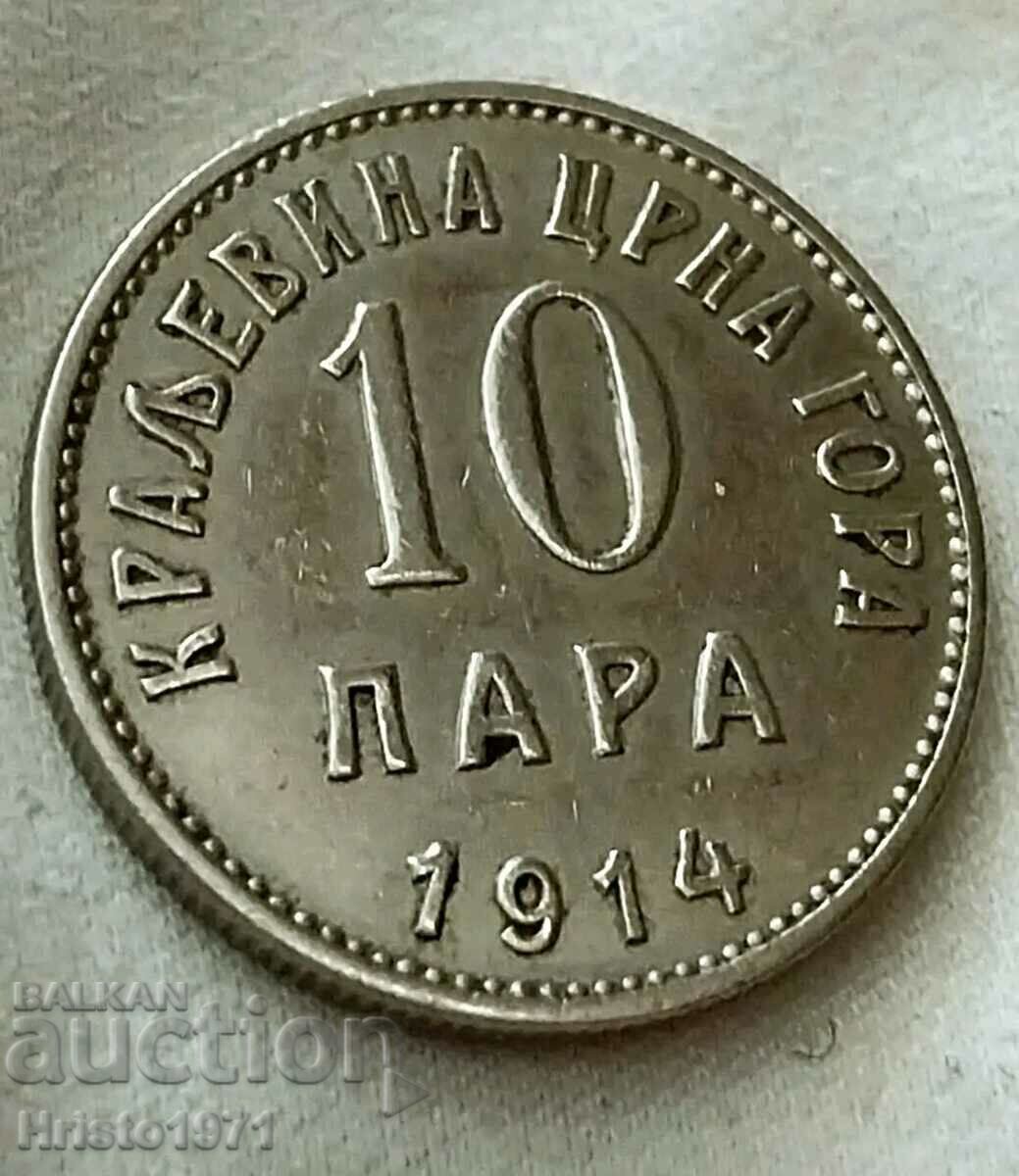 10 pairs 1914 Montenegro