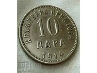 10 pairs 1914 Montenegro