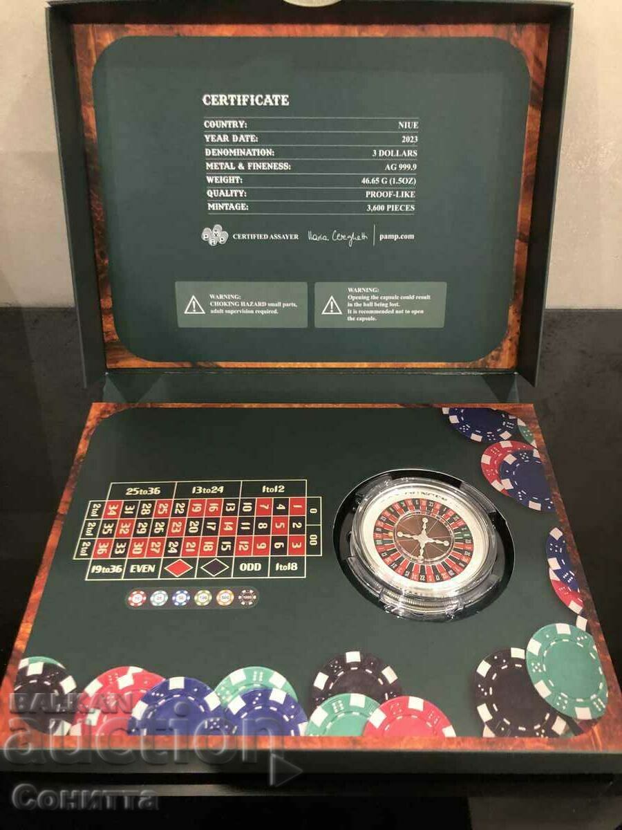 Ruleta cu monede de argint