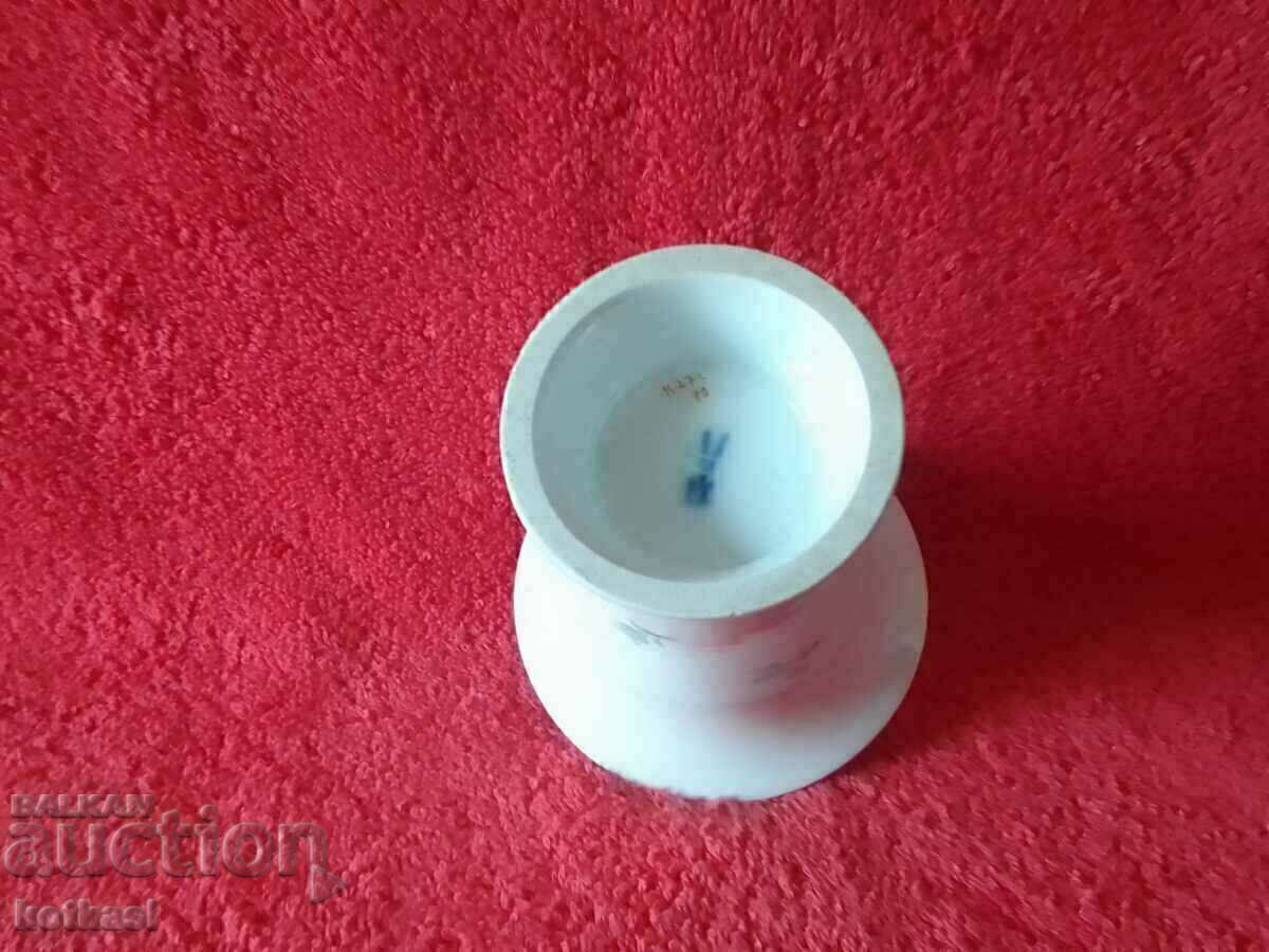Old porcelain vase Germany flowers Meissen Meissen - 7 Old porcelain vase Germany flowers Meissen Meissen - 7
