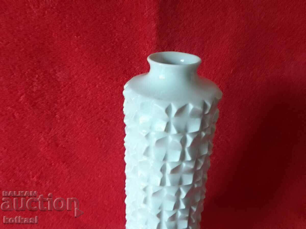 Delivery of Old White Porcelain Vase Germany Meissen Meissen