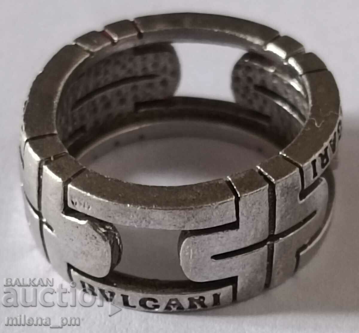 Ασημένιο δαχτυλίδι BULGARI