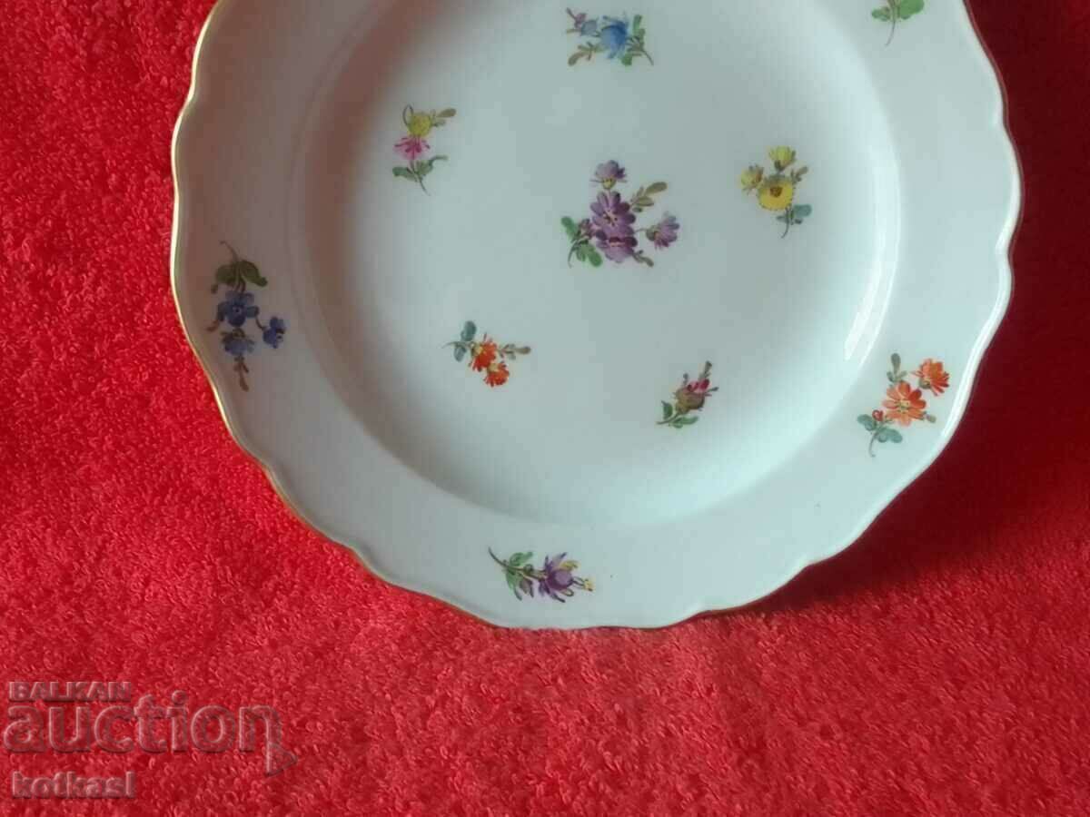 Old porcelain plate gilt Germany Meissen Meissen with price 135.50 BGN | € 69.28