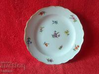 Old porcelain plate gilt Germany Meissen Meissen