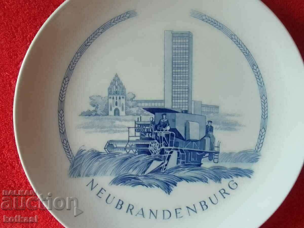 Old large porcelain plate Germany Meissen Meissen - 5 Old large porcelain plate Germany Meissen Meissen - 5