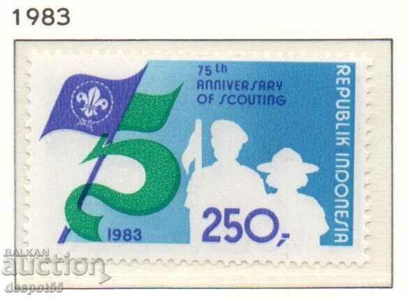 1983. Indonezia. 75 de ani de la Mișcarea Boy Scout.