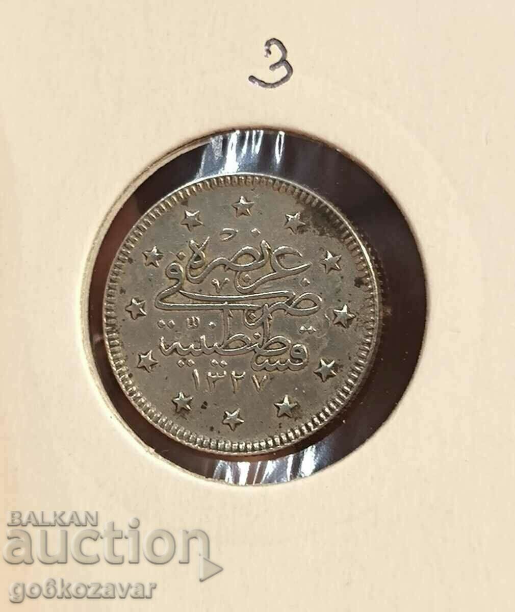 Ottoman Empire 2 Kurusha 1327-1909 year 2 with price 10.90 BGN | € 5.57 Ottoman Empire 2 Kurusha 1327-1909 year 2 with price 10.90 BGN | € 5.57