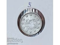 Ottoman Empire 2 kurusha silver 1293-1876 year 30