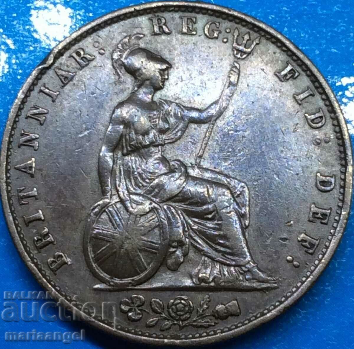 Μεγάλη Βρετανία 1/2 πένα 1853 9,61g 28mm μπρούντζο