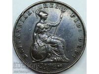 Marea Britanie 1/2 penny 1853 9.61g 28mm bronz