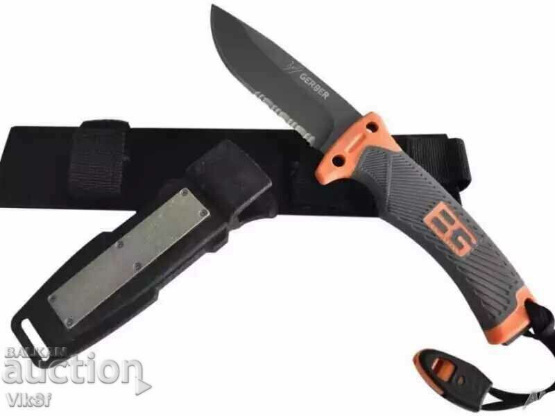 Μαχαίρι επιβίωσης Ultimate Gerber αναπτήρας+σφυρί - 6
