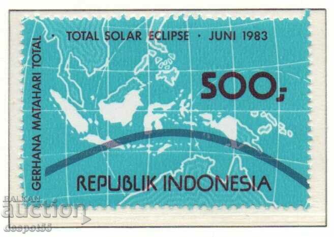 1983. Indonesia. Total solar eclipse. Block. with price 9.50 BGN | € 4.86 1983. Indonesia. Total solar eclipse. Block. with price 9.50 BGN | € 4.86