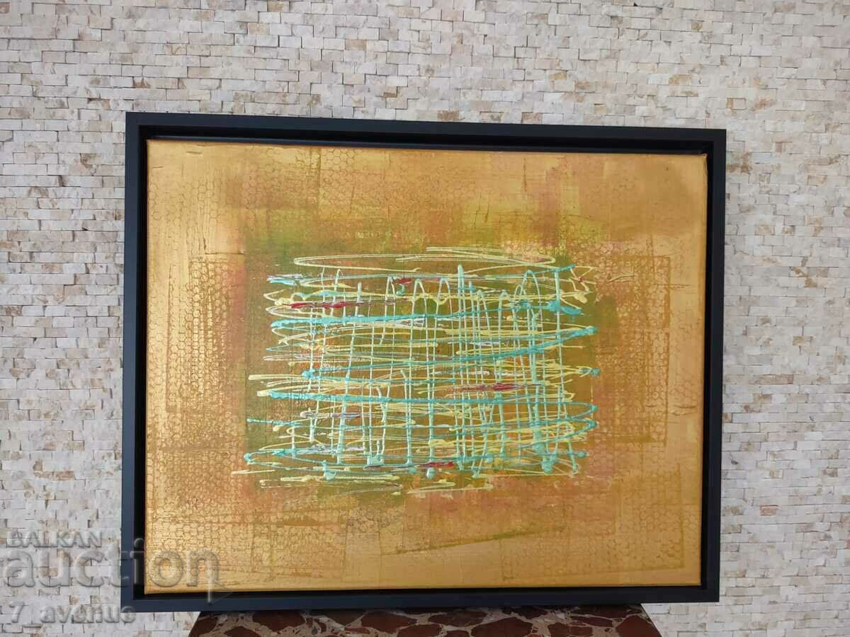 Πρωτότυπος πίνακας ακρυλικό σε καμβά, 40/50 cm, "Insight"