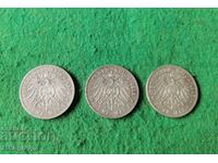 Lot of 3 pieces of 5 Marks of Silver