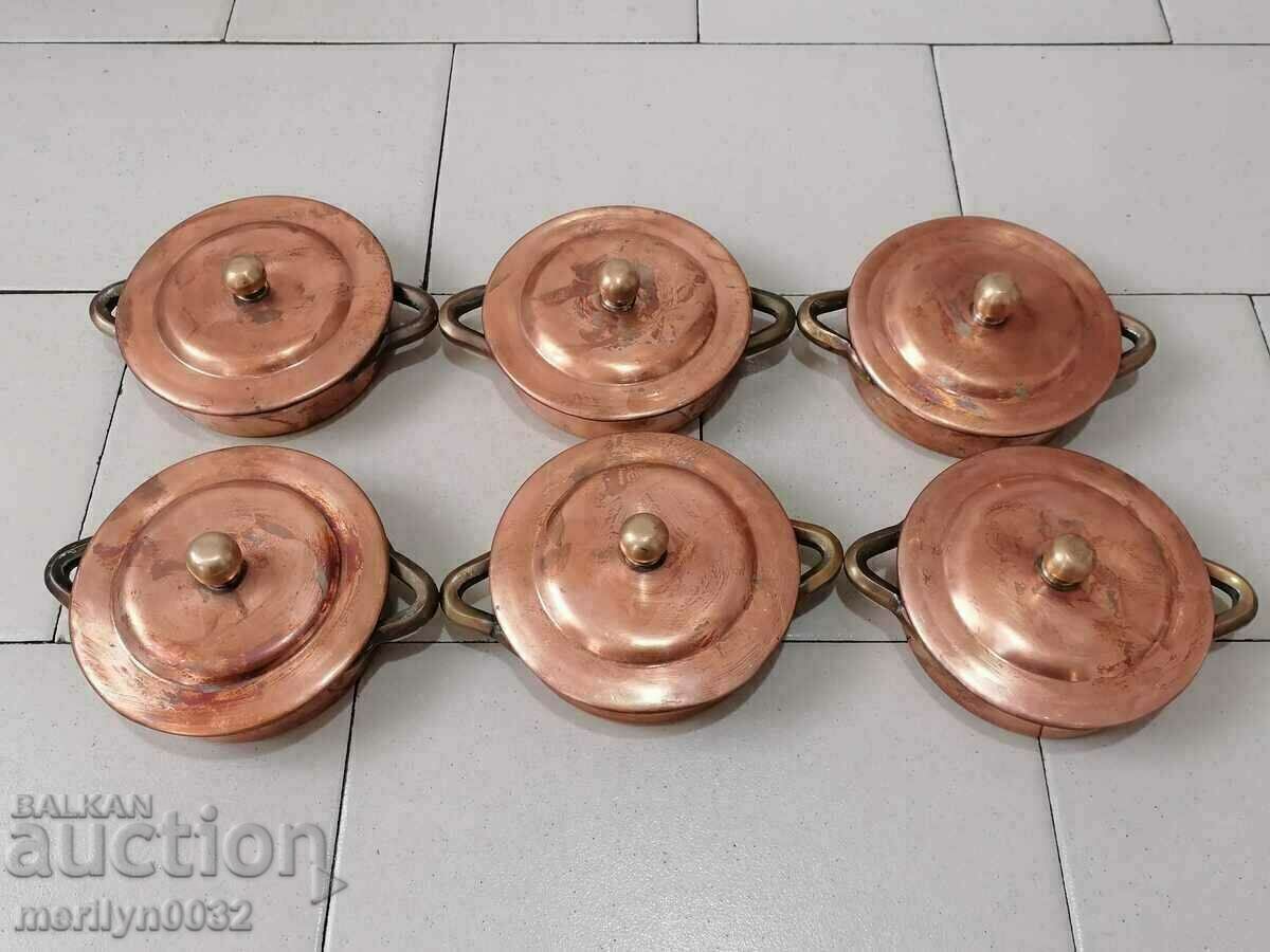 Delivery of Copper service copper pots with lids kettle copper Delivery of Copper service copper pots with lids kettle copper