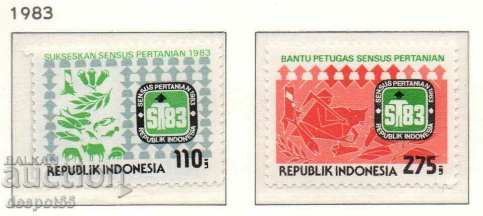 1983. Indonezia. Recensământul Agricol.