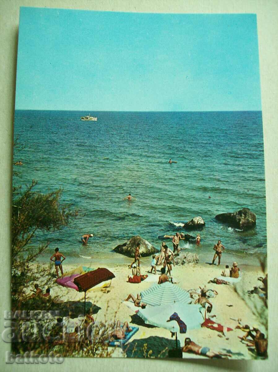 Картичка   Варна Курорт Дружба Кът от плаж Д-4279-А