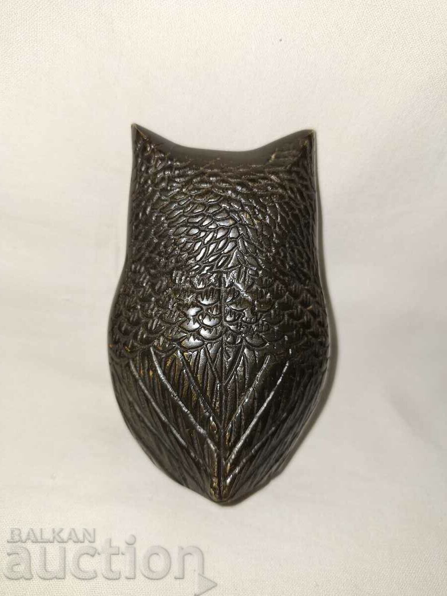 Old bronze owl owl figure - 5 Old bronze owl owl figure - 5