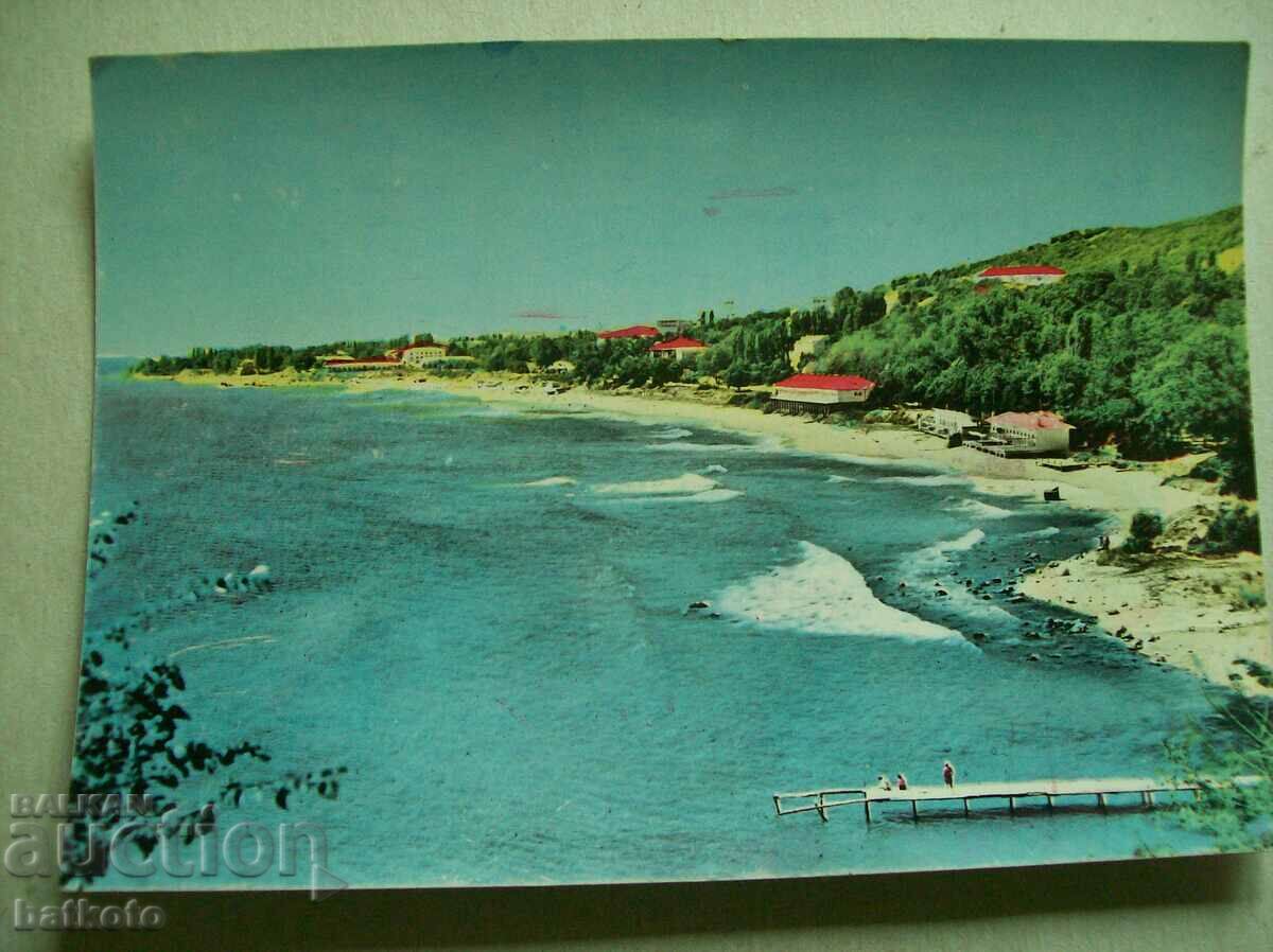 Varna card View from Kurort Druzhba A18/1960